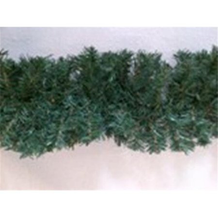 THE PERFECT The Perfect GL-98SV 9 x 8 ft. PVC Garland; Silver GL-98SV